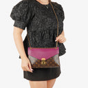 Louis Vuitton Pallas Chain Aurore Monogram Canvas Bag