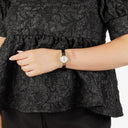 Van Cleef And Arpels La Collection No.22 Stainless Steel And Leather Watch