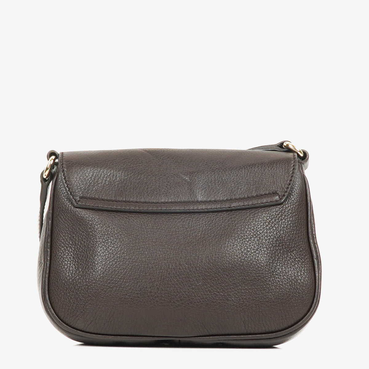 Gucci Brown Leather Dressage Crossbody Bag