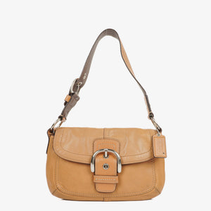 Coach Soho Beige Leather Shoulder Bag&nbsp;