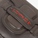 Gucci Brown Leather Dressage Crossbody Bag