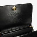Chanel Patent Chevron Quilted Single Flap Bag