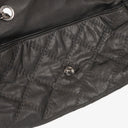 Chanel Ultimate Stitch Dark Grey Lambskin Single Flap