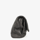 Chanel Ultimate Stitch Dark Grey Lambskin Single Flap