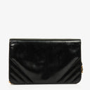 Chanel Patent Chevron Quilted Single Flap Bag
