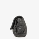 Chanel Ultimate Stitch Dark Grey Lambskin Single Flap