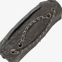 Chanel Ultimate Stitch Dark Grey Lambskin Single Flap