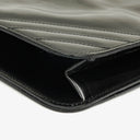 Chanel Patent Chevron Quilted Single Flap Bag