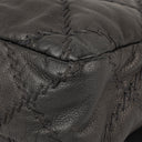 Chanel Ultimate Stitch Dark Grey Lambskin Single Flap