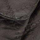 Chanel Ultimate Stitch Dark Grey Lambskin Single Flap