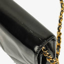 Chanel Patent Chevron Quilted Single Flap Bag