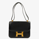 Hermès Constance 23 Vintage In Black Box Calf With Gold Hardware