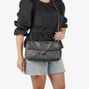 Chanel Ultimate Stitch Dark Grey Lambskin Single Flap