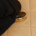 Chanel Classic Single Flap Bag Beige Quilted Lambskin With 24K Gold-Plated Hardware