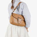 Coach Soho Beige Leather Shoulder Bag&nbsp;
