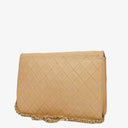 Chanel Classic Single Flap Bag Beige Quilted Lambskin With 24K Gold-Plated Hardware