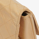 Chanel Classic Single Flap Bag Beige Quilted Lambskin With 24K Gold-Plated Hardware