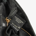 Fendi Baguette Large Black Nappa FF Embossed Bag