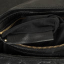 Fendi Baguette Large Black Nappa FF Embossed Bag
