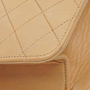 Chanel Classic Single Flap Bag Beige Quilted Lambskin With 24K Gold-Plated Hardware