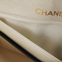 Chanel Mini Quilted Square Leather White Flap Bag With 24K Gold-Plated Hardware