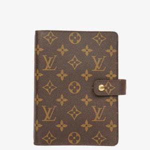 Louis Vuitton Monogram Canvas Ring Agenda Cover