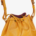 Louis Vuitton Petit Noe Yellow EPI Leather Shoulder Bag