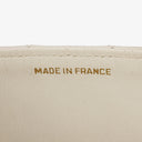 Chanel Mini Quilted Square Leather White Flap Bag With 24K Gold-Plated Hardware