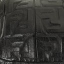 Fendi Baguette Large Black Nappa FF Embossed Bag