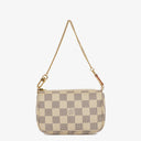 Louis Vuitton Mini Pochette Damier Azur Canvas