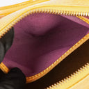 Louis Vuitton Speedy 25 Yellow EPI Leather Handbag