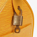 Louis Vuitton Speedy 25 Yellow EPI Leather Handbag