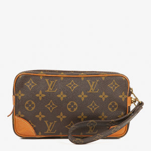 Louis Vuitton Marly Dragonne PM Monogram Canvas Clutch
