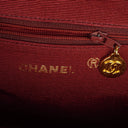Chanel Black Velvet Half Moon Shoulder Bag