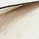 Chanel Mini Quilted Square Leather White Flap Bag With 24K Gold-Plated Hardware