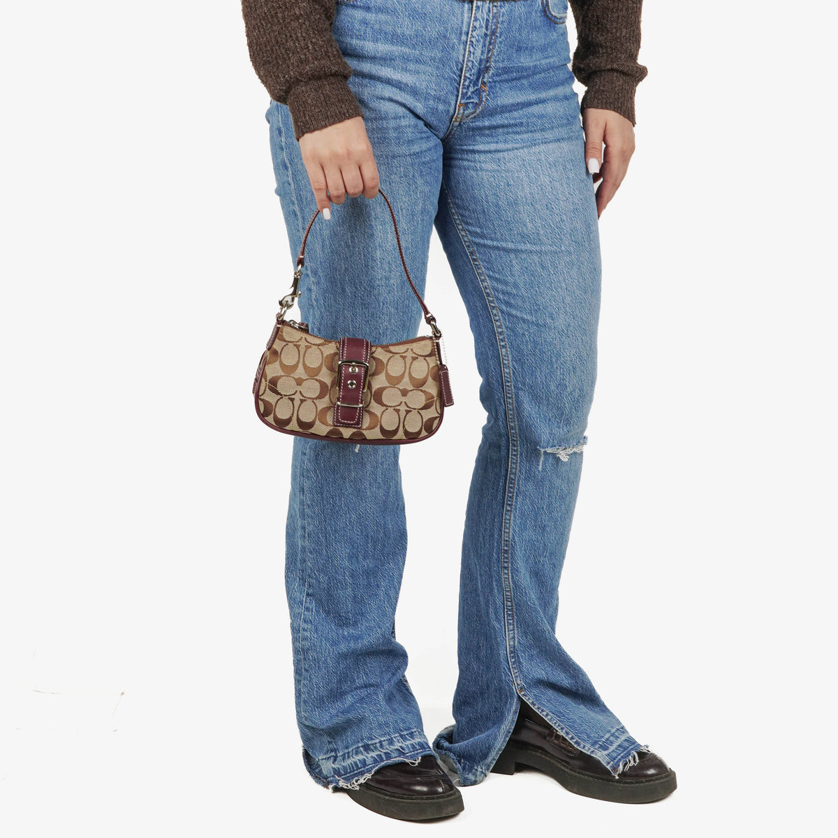 Coach Soho Signature Mini Buckle Handbag
