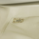 Chanel Medium Classic Vintage Double Flap Bag White Quilted Lambskin 24K Gold-Plated Hardware