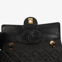 Chanel Classic Single Flap Bag Black Quilted Lambskin With 24K Gold-Plated Hardware