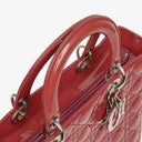 Dior Lady Dior Vintage Large Patent Calfskin Handbag