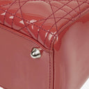 Dior Lady Dior Vintage Large Patent Calfskin Handbag