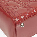 Dior Lady Dior Vintage Large Patent Calfskin Handbag