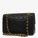 Chanel Classic Single Flap Bag Black Quilted Lambskin With 24K Gold-Plated Hardware