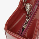 Dior Lady Dior Vintage Large Patent Calfskin Handbag