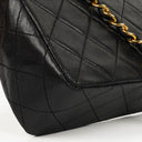 Chanel Classic Single Flap Bag Black Quilted Lambskin With 24K Gold-Plated Hardware