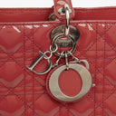 Dior Lady Dior Vintage Large Patent Calfskin Handbag