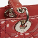 Dior Lady Dior Vintage Large Patent Calfskin Handbag