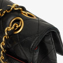 Chanel Classic Single Flap Bag Black Quilted Lambskin With 24K Gold-Plated Hardware