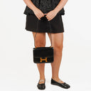 Hermès Constance 23 Vintage In Black Box Calf With Gold Hardware