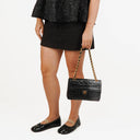 Chanel Classic Single Flap Bag Black Quilted Lambskin With 24K Gold-Plated Hardware