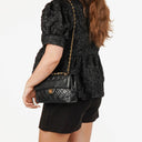 Chanel Classic Single Flap Bag Black Quilted Lambskin With 24K Gold-Plated Hardware